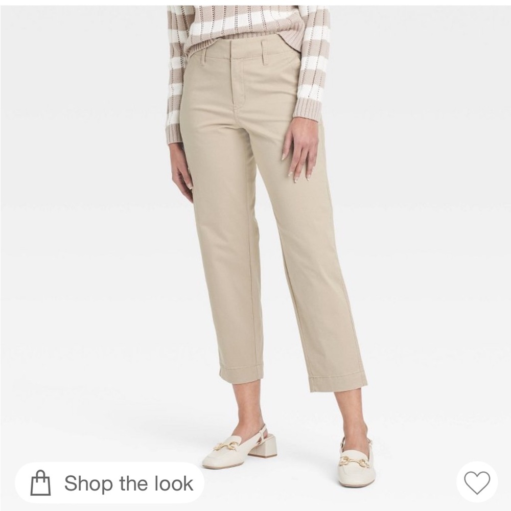 a new day Women's Cream Trousers